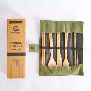 Travel Bamboo Cutlery Set