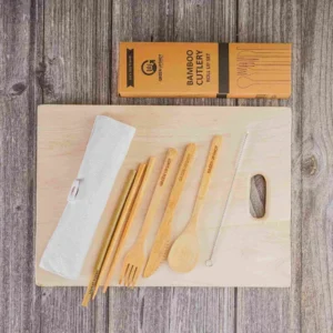 Bamboo Cutlery Travel Set