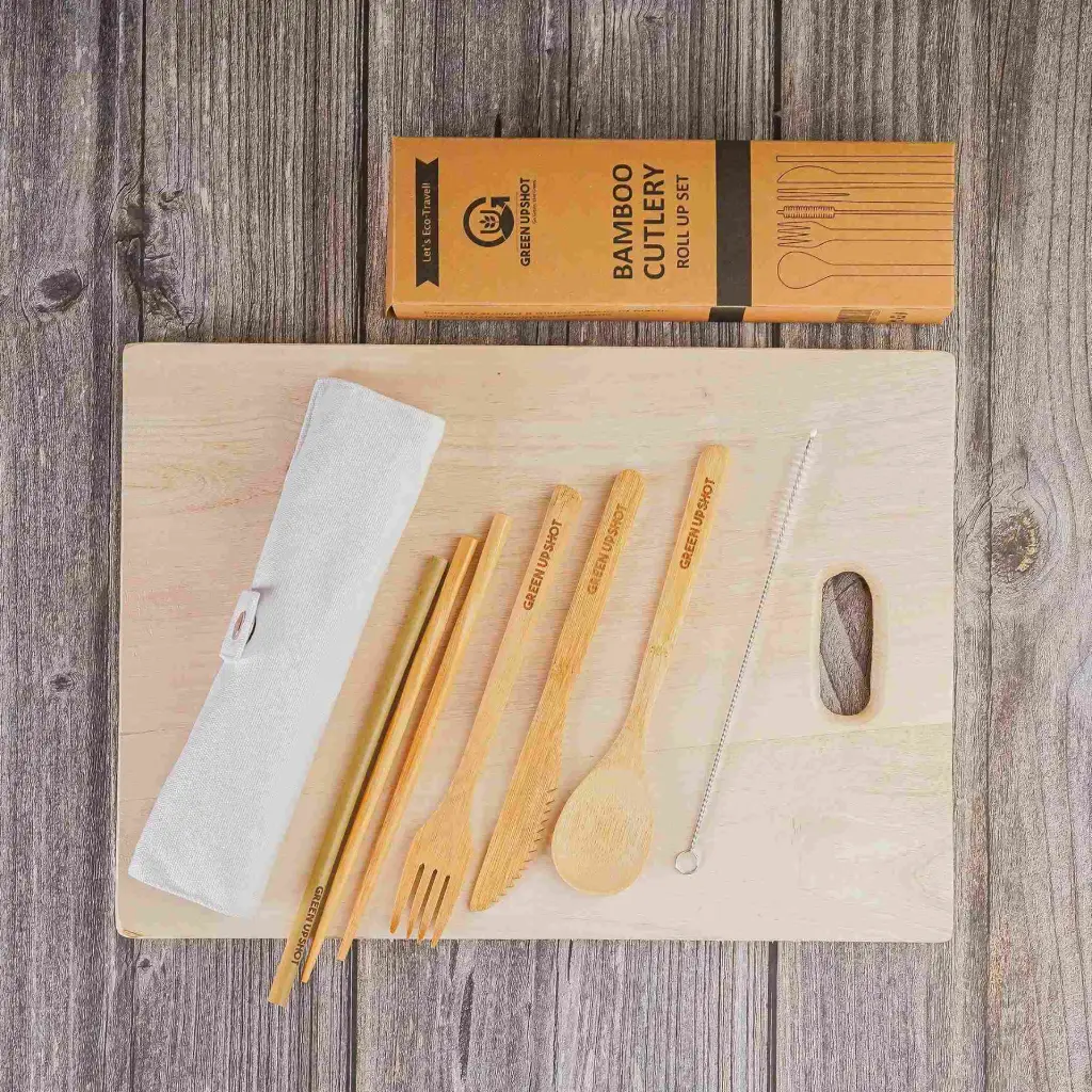 Bamboo Cutlery Travel Set
