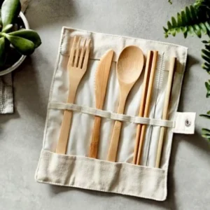 Bamboo Cutlery Travel Set
