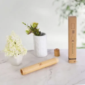Bamboo Toothbrush Case