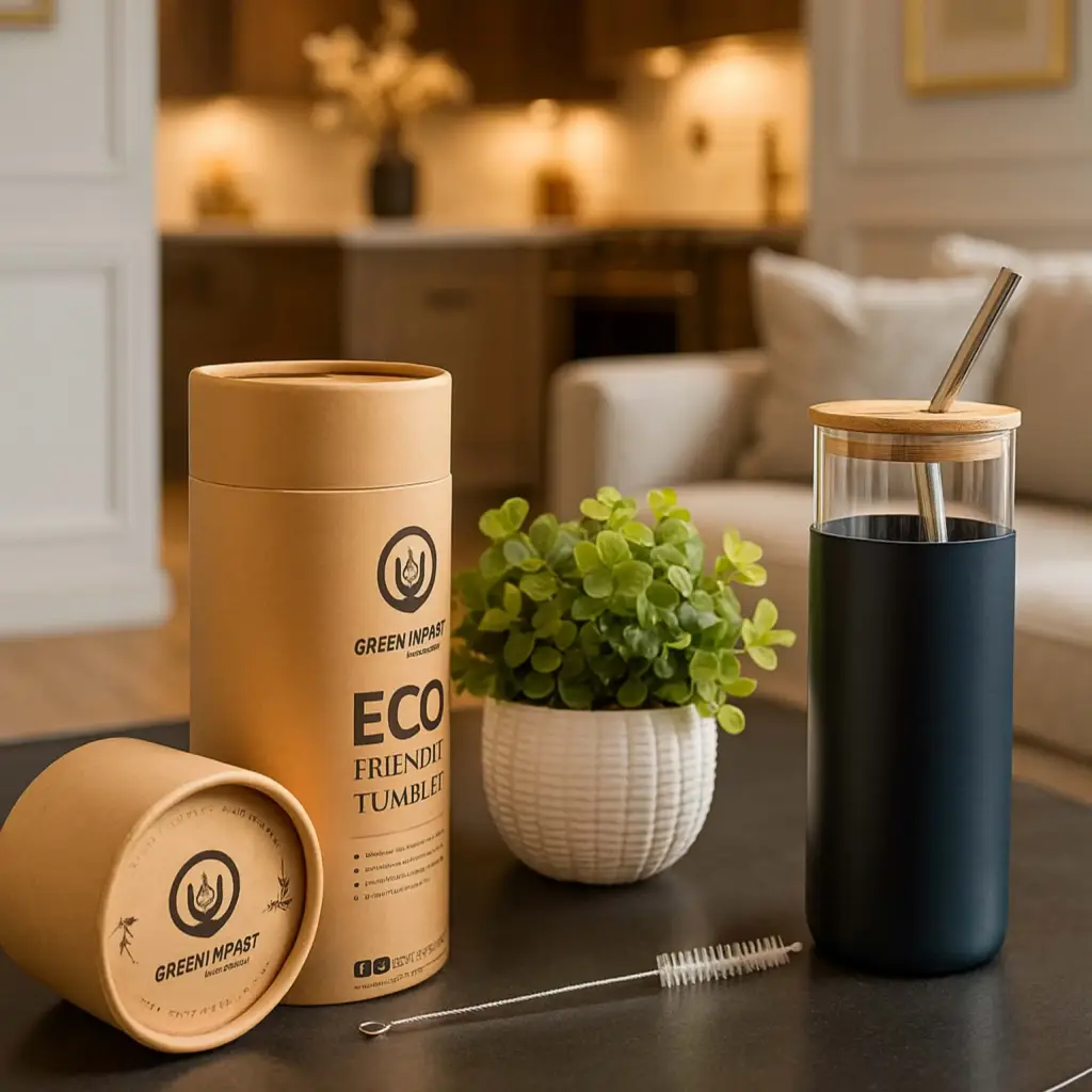 Eco Glass Tumbler Set