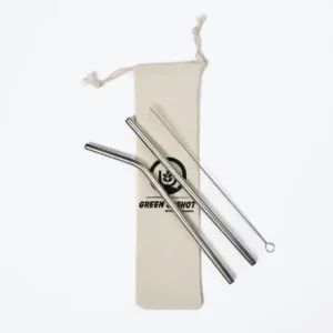 stainless steel straw set
