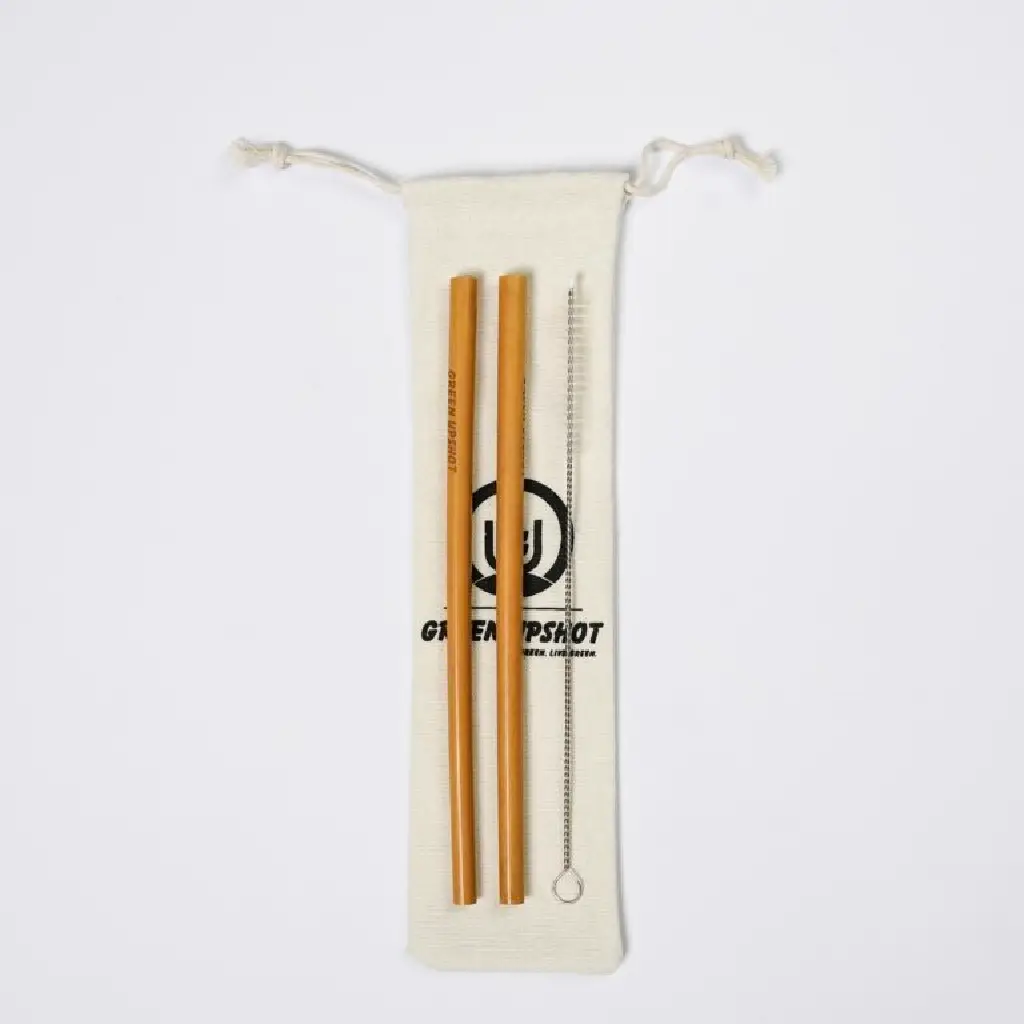 Bamboo Straws Set