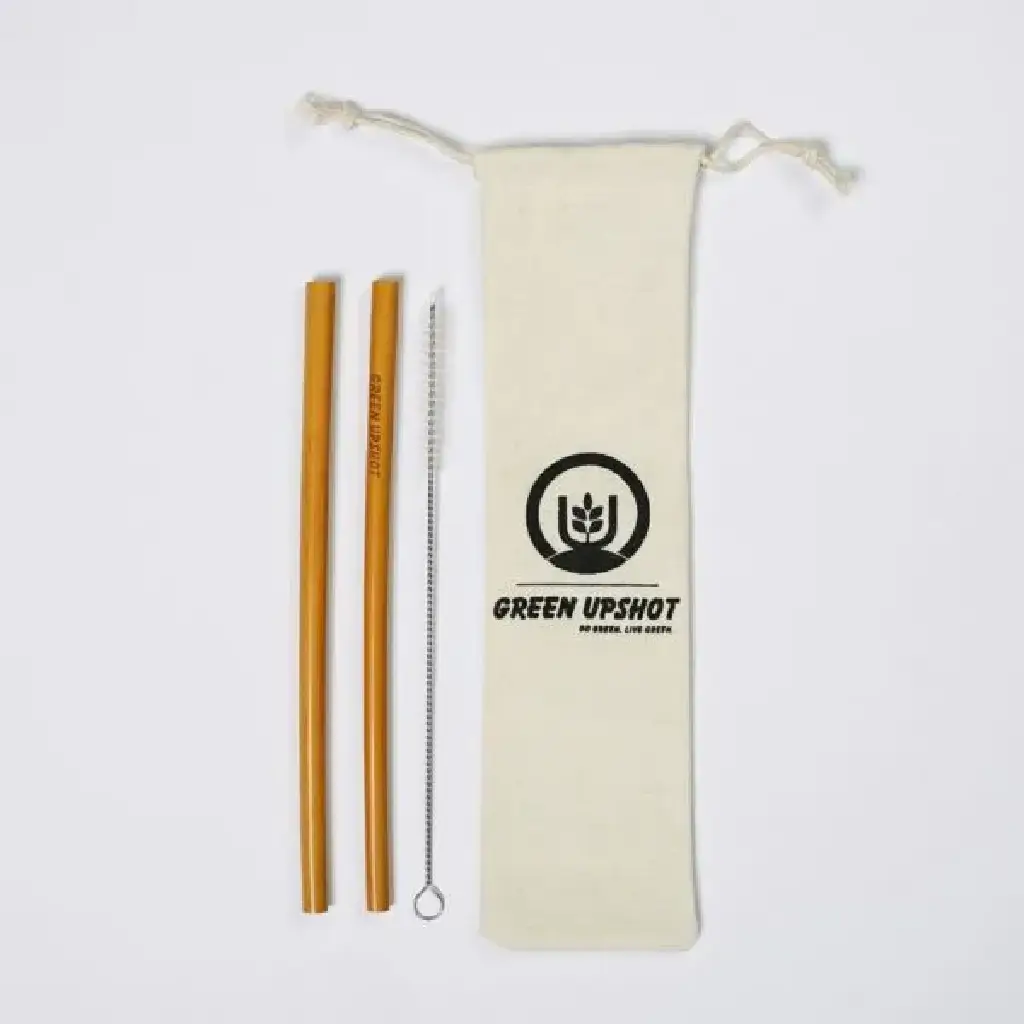 Bamboo Straws Set