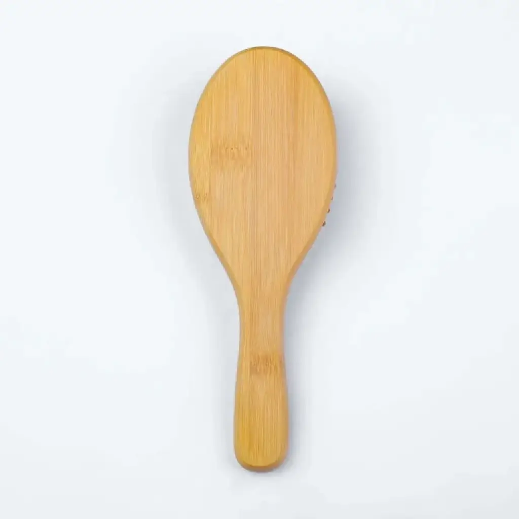 wooden hair brush