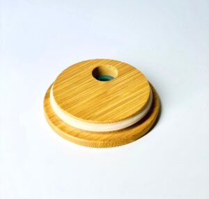 Bamboo Lid for glass tumbler