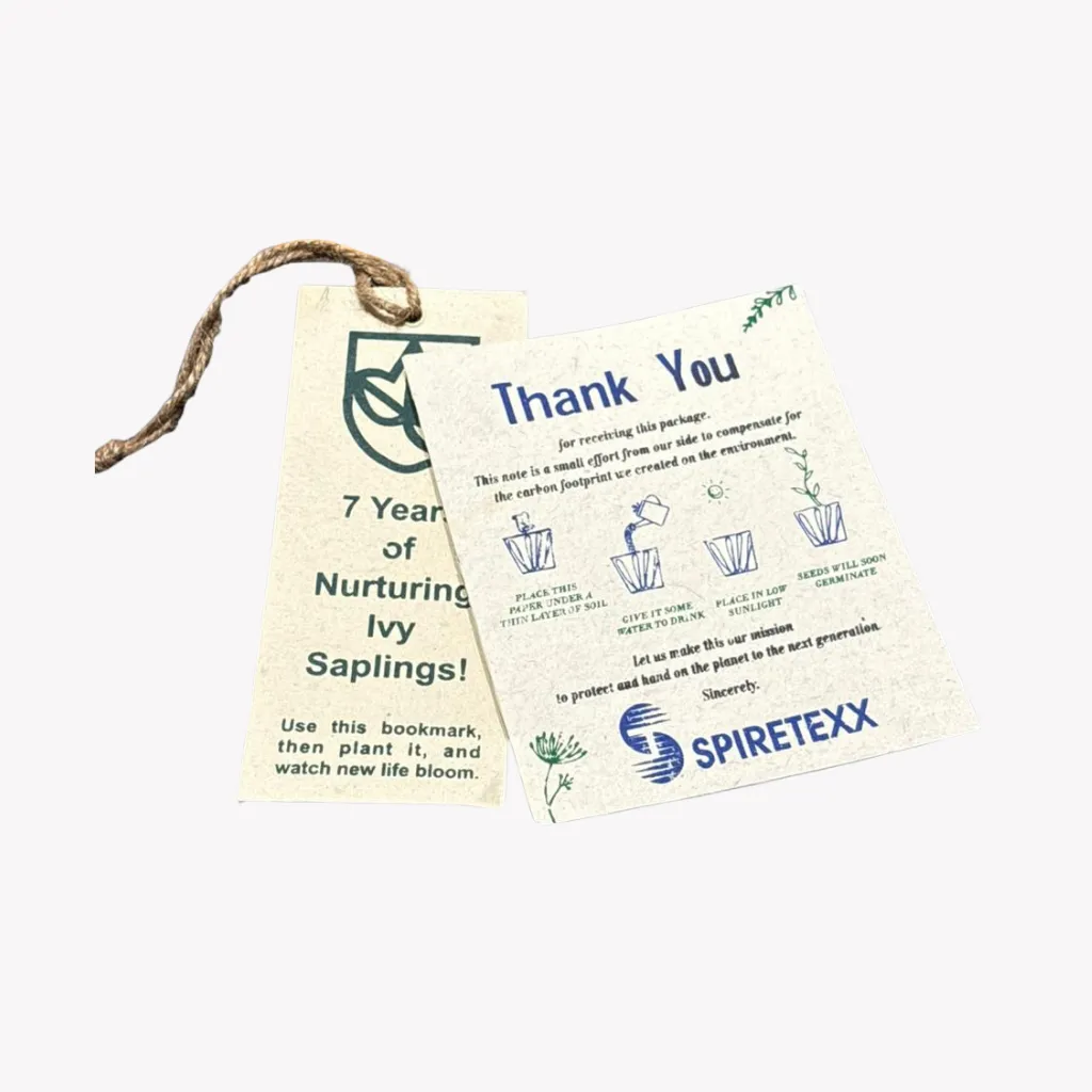 Plantable Seed Thank You Cards