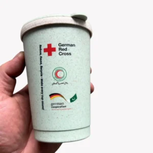 plastic free wheat straw coffee cup