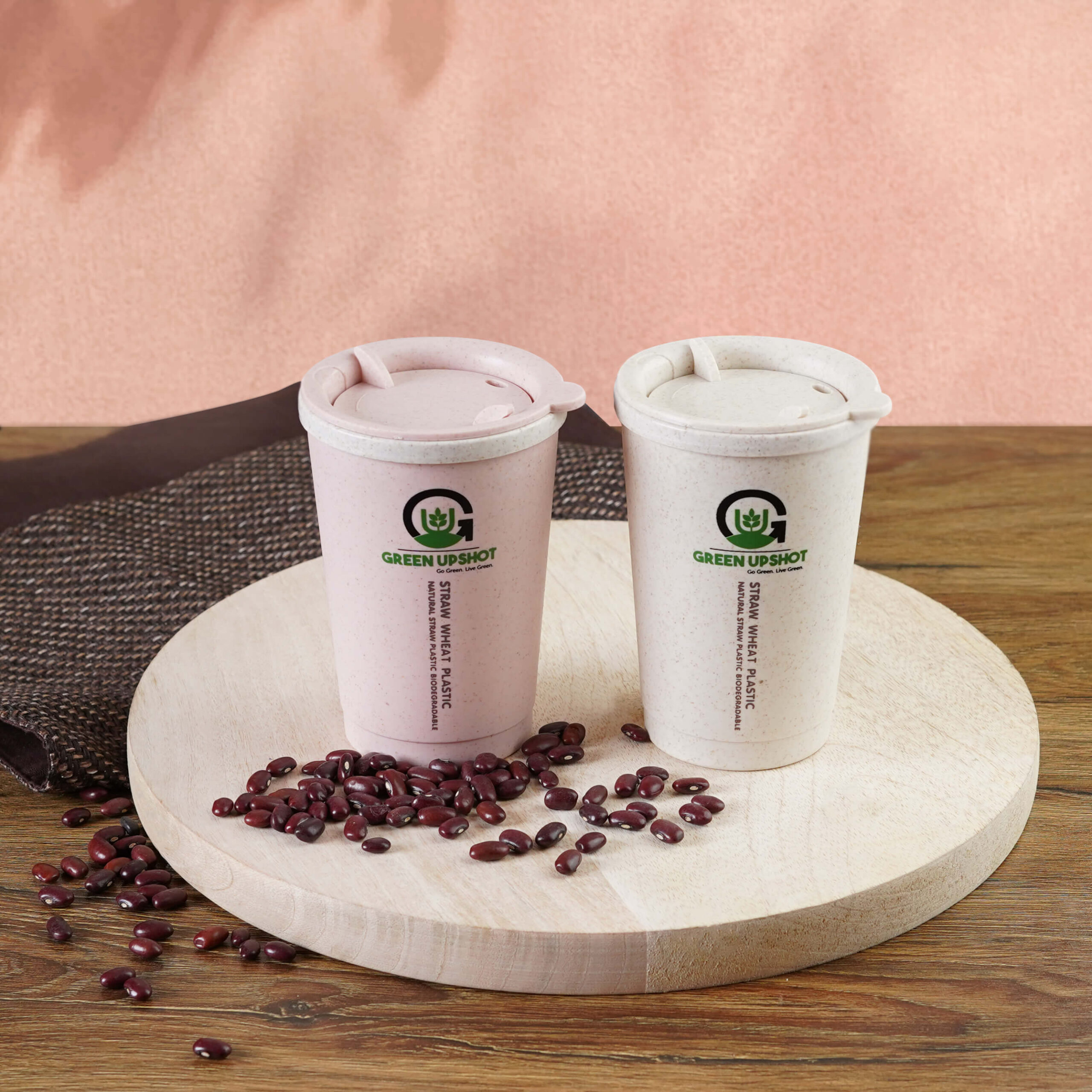 Double Wall Reusable Wheat Straw Coffee Cup | Eco-Friendly Travel Cup Pakistan - Image 6