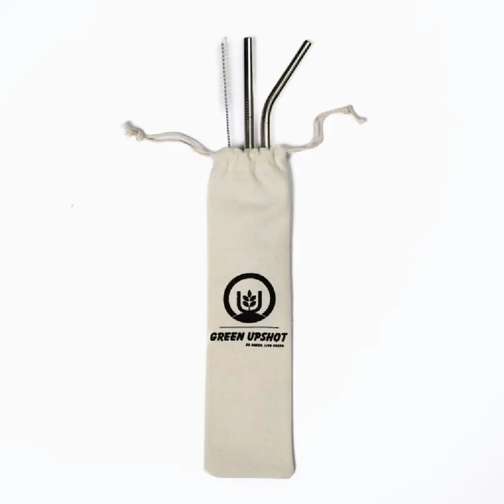 Reusable Stainless Steel Straws Set - Image 4