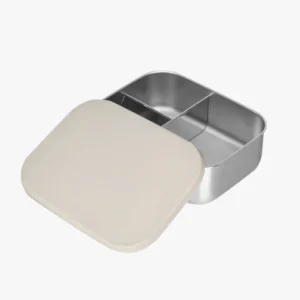 Stainless Steel Bento Box with Silicone Lid