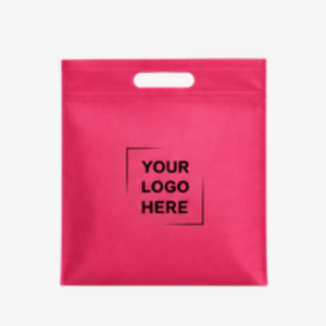 Customizable die cut bags for retail and promotional use