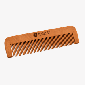 Natural wooden comb for detangling hair