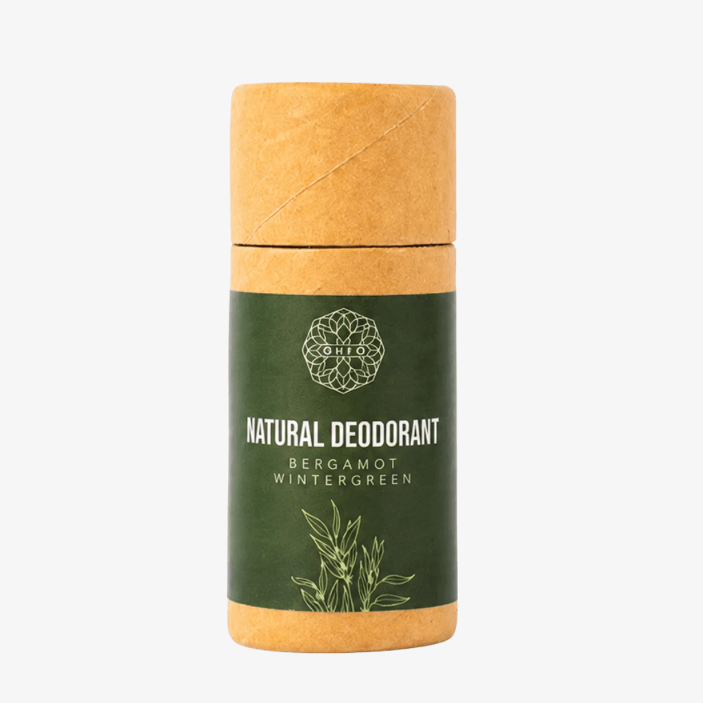 Scented natural deodorant with bergamot and wintergreen