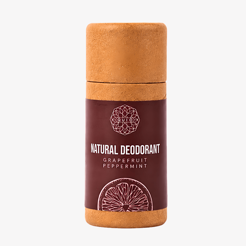 Grapefruit natural deodorant with peppermint essential oil