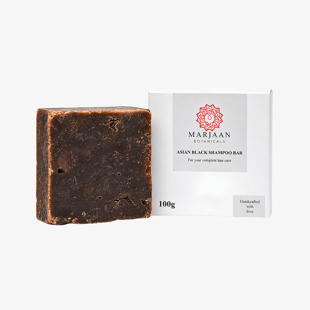 Natural herbal shampoo bar for scalp and hair care
