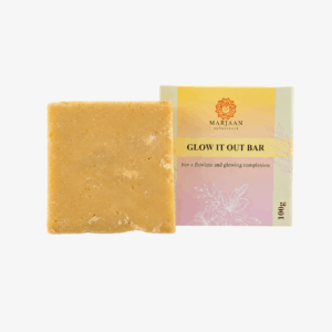 Natural facial soap bar with Safaida for even skin tone
