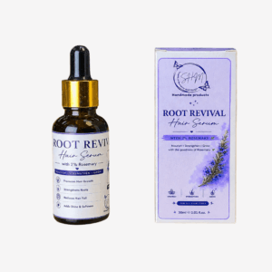 Hair growth serum with rosemary oil for scalp and roots