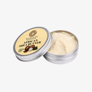 Raw African shea butter for moisturizing skin and hair
