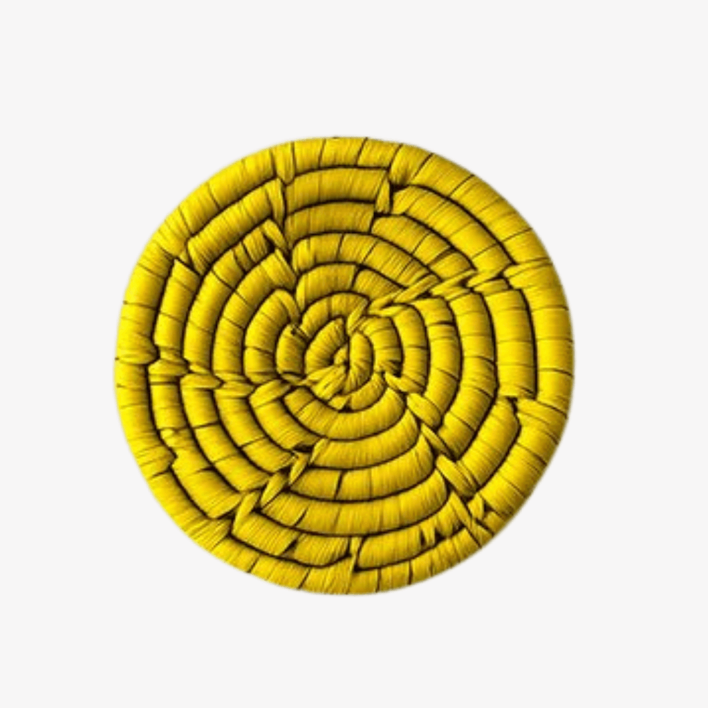 Table Coaster – Handcrafted Date Palm Leaf - Image 3
