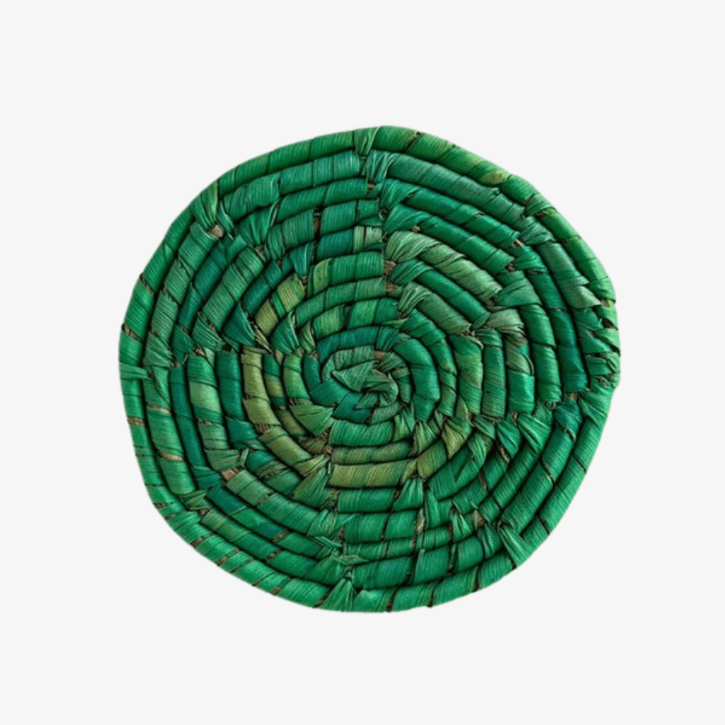 Table Coaster – Handcrafted Date Palm Leaf - Image 2